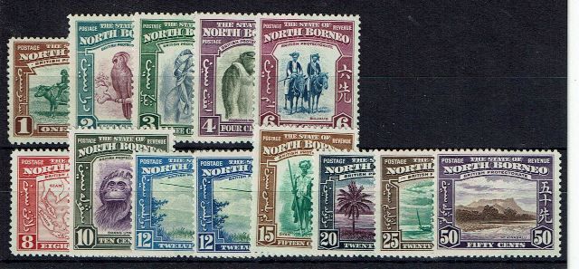 Image of North Borneo/Sabah SG 303/14 LMM British Commonwealth Stamp